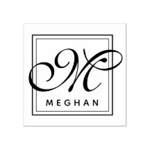 Nome Elegante e Quadro Monograma