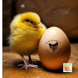 Carimbo De Borracha nome personalizado do galinheiro fazenda country