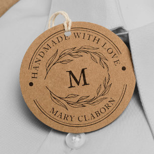 Carimbo De Borracha Nome Personalizado Do Monograma Elegante Feita Com