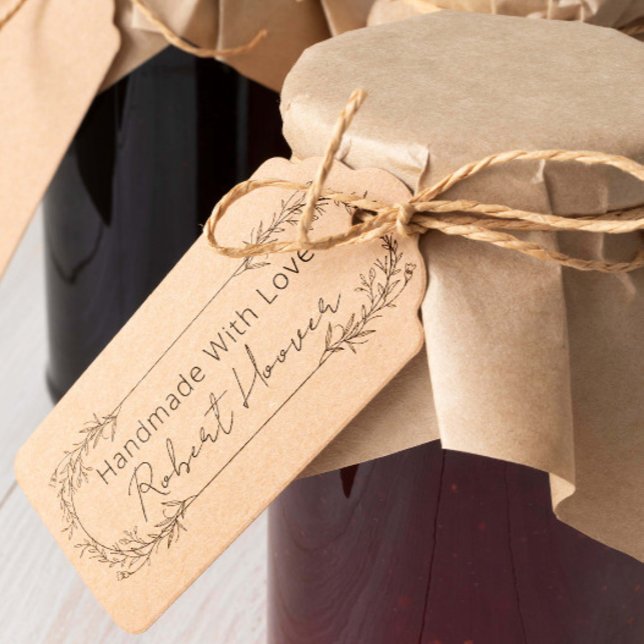 Carimbo De Borracha Nome Personalizado Floral Simples, Feito À Mão Com (Criador carregado)