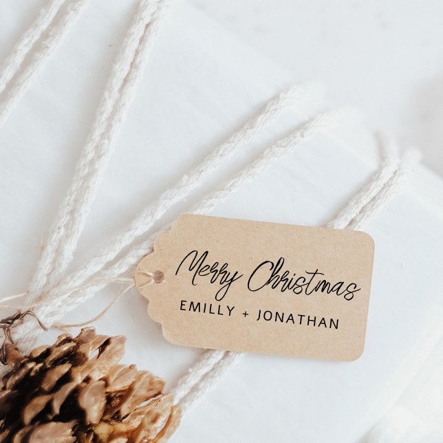 Carimbo De Borracha Nomes Simples de Natal com Letra Moderna (Criador carregado)