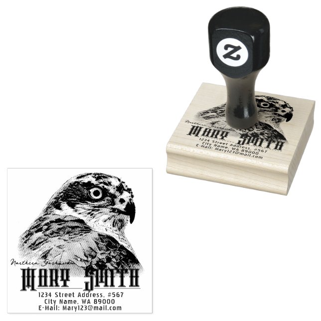 Carimbo De Borracha Northern Goshawk (Carimbado)