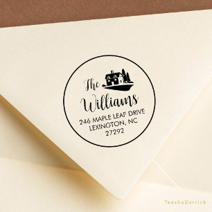 Carimbo De Borracha Nosso Novo Anúncio da Casa Devolver Discurso