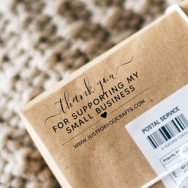 Carimbo De Borracha Obrigado Por Apoiar O Site Da Minha Pequena Empres