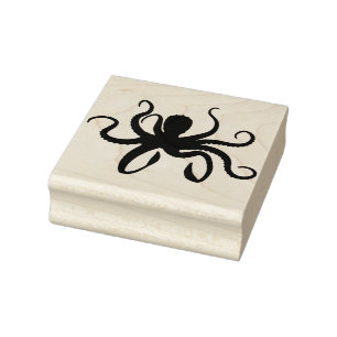 Carimbo De Borracha Octopus