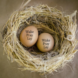 Carimbo De Borracha Ovo de depressão de Acordar personalizado moderno