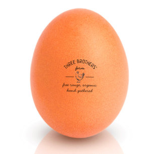 Carimbo De Borracha Ovo de Fazenda Rustic