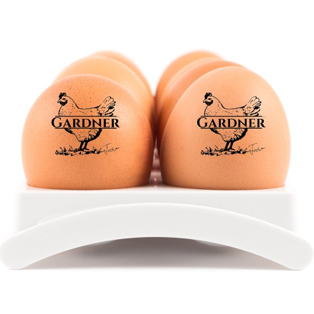 Carimbo De Borracha Ovo de Nome Russo Personalizado (Personalized egg stamp)
