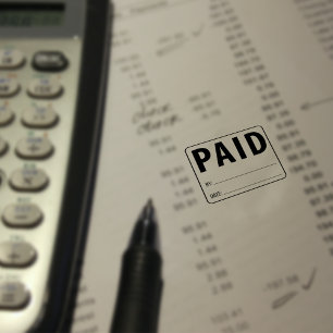 Carimbo De Borracha Pagos, Contabilista, Pequenas Empresas