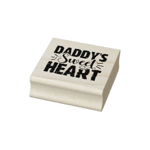 Carimbo De Borracha Pai Sweet Heart