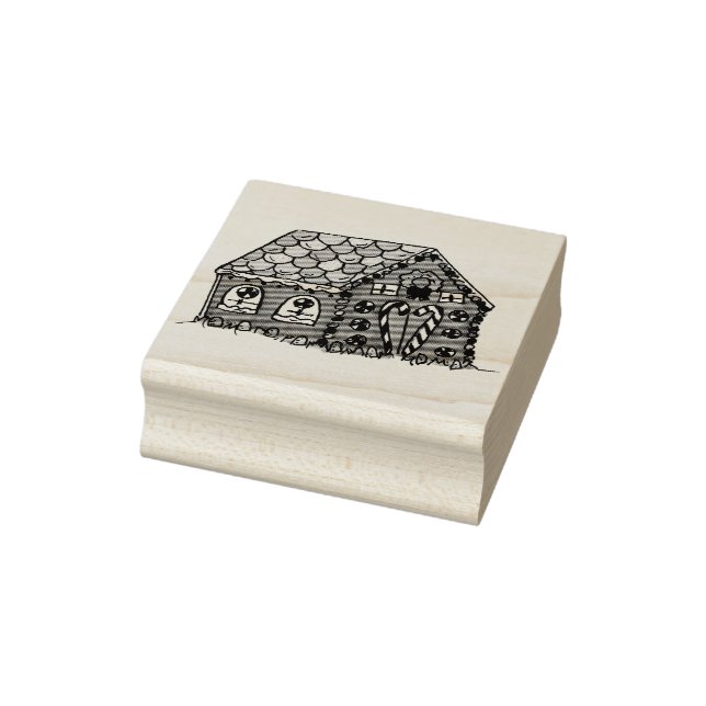 Carimbo De Borracha Pão de Gengibre Férias de Natal (Carimbo)