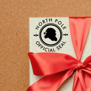 Carimbo De Borracha Papais noeis de Natal Bonitos Entrega Oficial do P