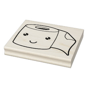 Carimbo De Borracha Papel Feliz