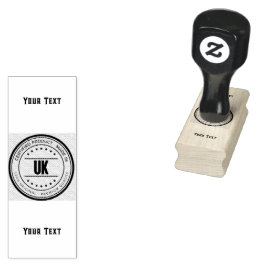 Carimbo De Borracha Papelaria Vertical Personalizada para Escritório, 