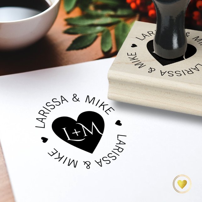 Carimbo De Borracha Para Favores de Casamento Feitos à Mão, um belo (Criador carregado)