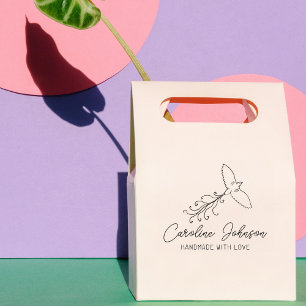 Carimbo De Borracha Pássaro de Arte de Linha Personalizado Físico com