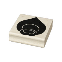 Pavock Feather Motif Stamp