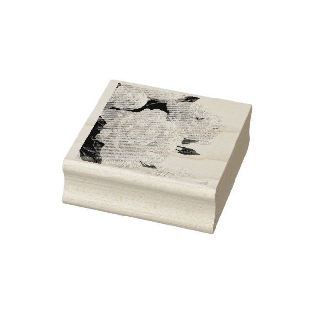 Carimbo De Borracha Pena floral (Carimbo)