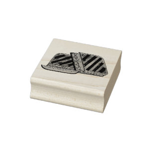 Carimbo De Borracha Pensa em Pão-Pão-Pão-Pão