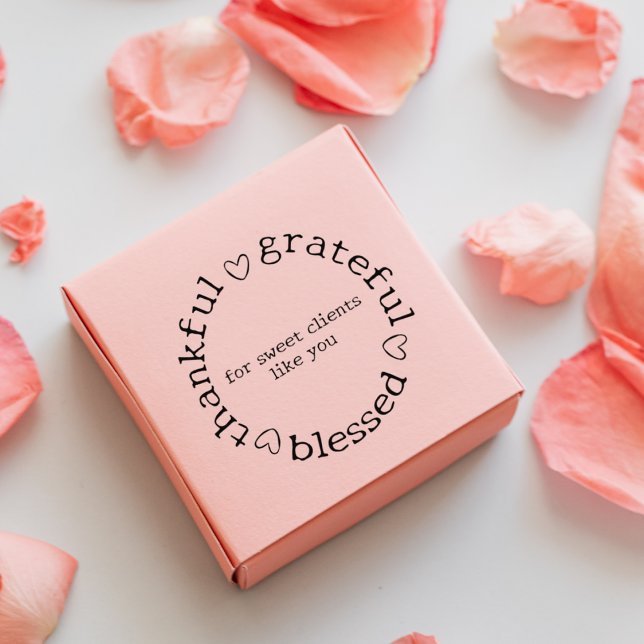 Carimbo De Borracha Pequenas empresas modernas Obrigado, Mensagem Pers (Criador carregado)