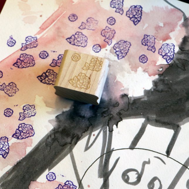 Carimbo De Borracha Pequenas flores (Criador carregado)