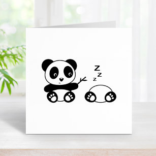 Desenho Animado Bonito Panda Segurando Panda De Desenho Animado