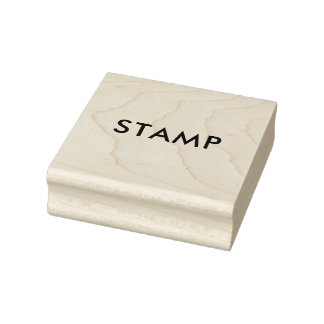 Carimbo De Borracha Personalizado 2,5" x 2,5"