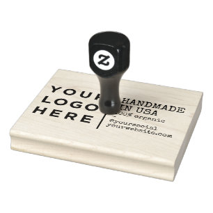 Carimbo De Borracha Personalizado com logotipo de sua empresa orgânic