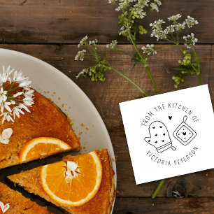 Carimbo De Borracha Personalizado Da Cozinha De