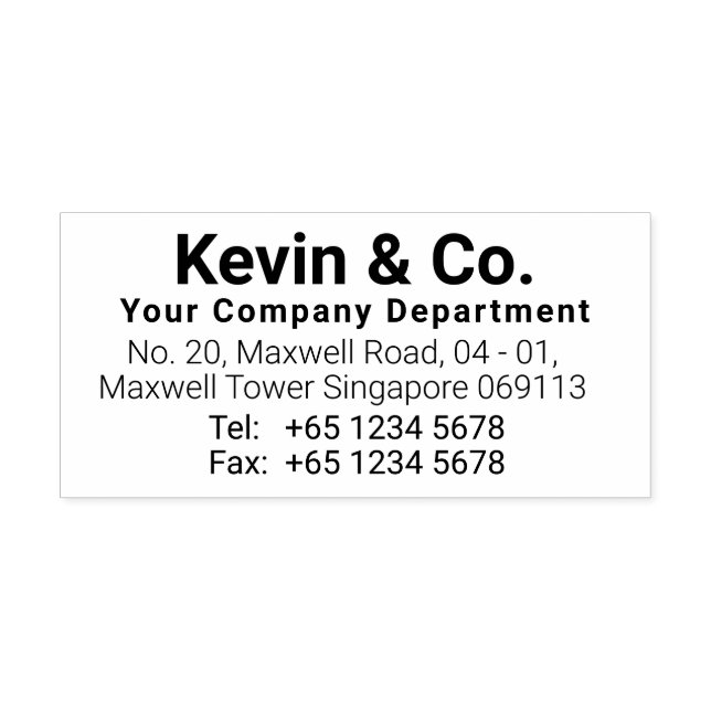 Carimbo de Borracha Personalizado de Autoimpressão (Design)