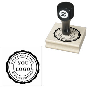 Carimbo de borracha personalizado do logotipo da s