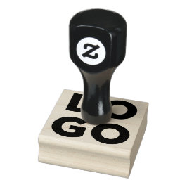 Carimbo de borracha personalizado do logotipo da s