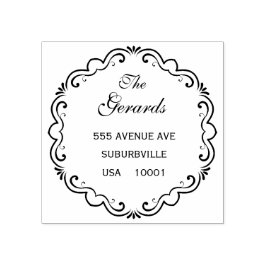 Carimbo de Borracha Personalizado do Script de Fit