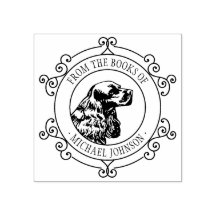 Carimbo de Borracha Personalizado Ex Libris de Cac