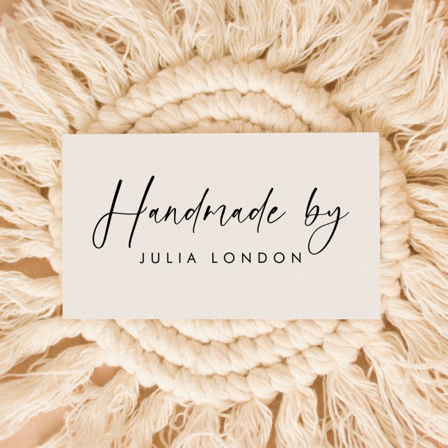 Carimbo de borracha personalizado "fabricado à mão (Criador carregado)