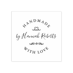 Carimbo de borracha personalizado feito à mão