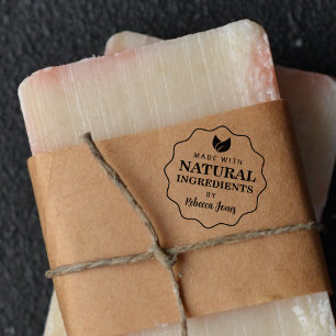 Carimbo De Borracha Personalizado feito com ingredientes naturais