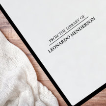 Carimbo de Borracha Personalizado Mínimo