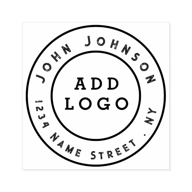 Carimbo de Borracha Personalizado Simples (Impressão)