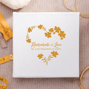 Carimbo De Borracha Personalizar Homemade com Coração de Flores de C