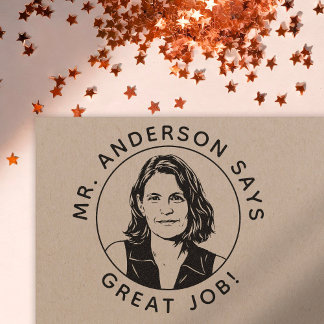 Carimbo De Borracha Personalized Teacher Stamp With Custom Photo Stamp