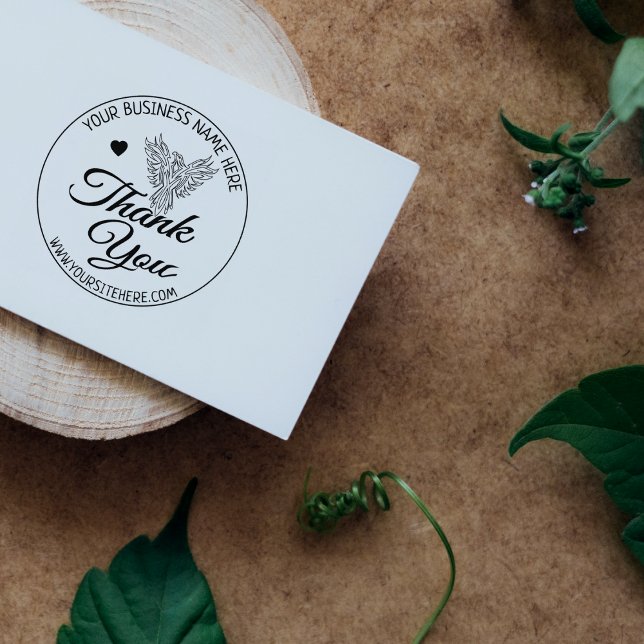 Carimbo De Borracha Phoenix Custom Business Thank You (Criador carregado)