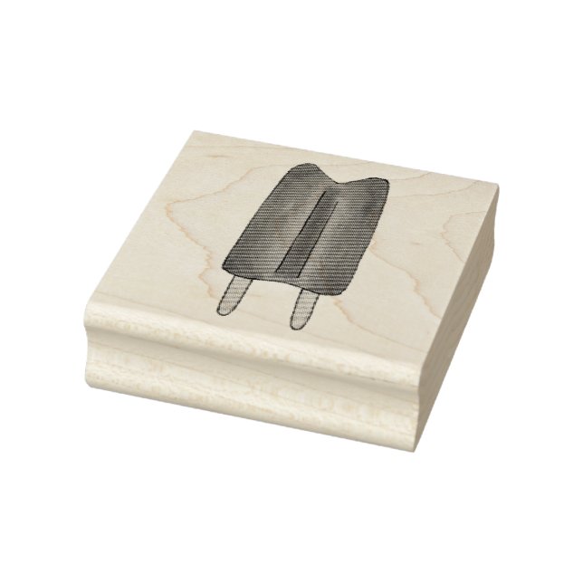 Carimbo De Borracha Picolé de Pop gêmeo picles gelados (Carimbo)