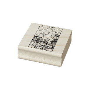 Carimbo De Borracha Placa de inicialização: A estrela: texto personali