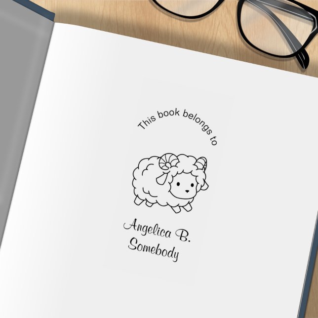 Carimbo De Borracha Placa de Registro Cura-Mme de Carneiro (Criador carregado)