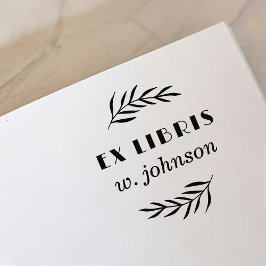 Carimbo De Borracha Placa de segurança mínima da ramificação botânica 