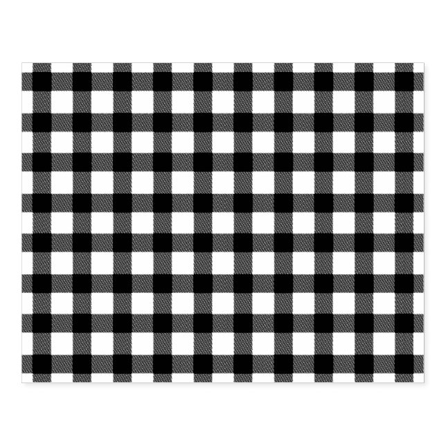 Carimbo De Borracha Plaid pattern Christmas (Impressão)