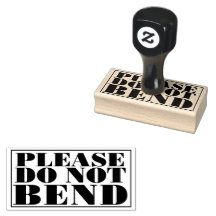 Please Do Not Bend Artwork Paper Envelope Message