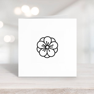 Carimbo De Borracha Prêmio Sakura Cherry Blossom Flor - Dedução do Car