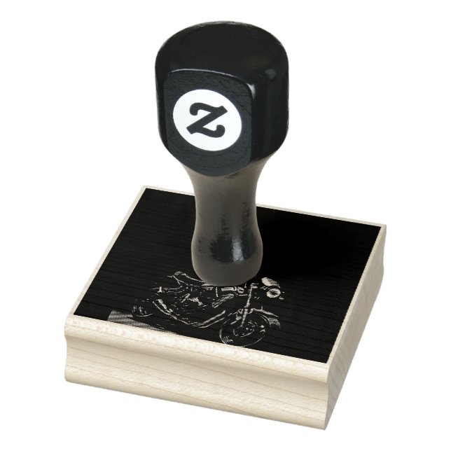 Carimbo De Borracha Prescrições únicas para motociclistas (Carimbo)